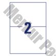 Etikett AVERY L8012-10 210x148mm antimikrobiális átlátszó 20 címke/doboz 10 ív/doboz