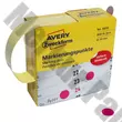 Etikett AVERY 3850 öntapadó jelölőpont adagoló dobozban pink 10mm 800 jelölőpont/doboz
