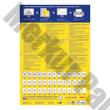 Etikett AVERY 3424 105x48mm univerzális 1200 címke/doboz 100 ív/doboz