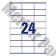 Etikett AVERY 3490 70x36 mm fehér univerzális  720 címke/doboz 30 ív/doboz
