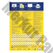 Etikett AVERY 3421 70x25,4mm univerzális fehér 3300 címke/doboz 100 ív/doboz