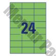 Etikett AVERY 3450-10 70x37mm univerzális zöld 240 címke/doboz 10 ív/doboz