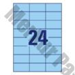 Etikett AVERY 3449-10 70x37mm univerzális kék 240 címke/doboz 10 ív/doboz