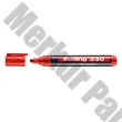 Alkoholos marker EDDING 330 vágott piros