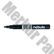 Alkoholos marker NEBULO 233-S kerek fekete