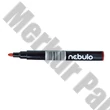 Alkoholos marker NEBULO 233-S kerek piros