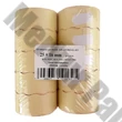 Árazószalag FORTUNA 25x16 mm piros 10 tekercs/csomag