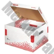 Archiváló konténer dobozoknak ESSELTE Speedbox M 367x263x325 mm felfelé nyíló tetővel fehér