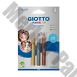 Arcszínező ceruza GIOTTO arany-ezüst-bronz 3 darabos