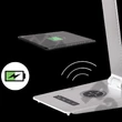 Asztali lámpa RÁBALUX Nilfgard LED 13W aluminium ezüst