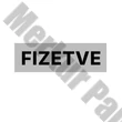 Bélyegző TRODAT 4911 fekete ház+ fekete párna FIZETVE