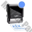 Bélyegző TRODAT Printy 4.0 4913 eco-fekete ház kék párna