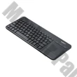 Billentyűzet vezeték nélküli LOGITECH K400 Plus Touchpad fekete