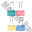 Binder csipesz DELI 32 mm színes 24 darabos