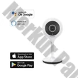 Biztonsági kamera HAMA beltéri 1080p 25fps éjjellátó WIFI fehér
