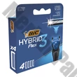 Borotvafej BIC Hybrid Flex3 mozgófejes mozgópengés 4 darab/bliszter