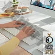 Csuklótámasz billentyűzethez LEITZ Ergo Cosy állítható magasságú világosszürke