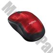 Egér vezeték nélküli LOGITECH M185 2,4 Ghz 1000 DPI piros