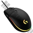 Egér vezetékes LOGITECH G102 LightSync USB 6 gombos 8000 DPI fekete