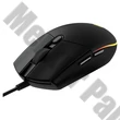 Egér vezetékes LOGITECH G203 LightSync USB 6 gombos 8000 DPI fekete