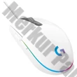 Egér vezetékes LOGITECH G203 Lightsync USB 6 gombos 8000 DPI fehér