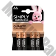 Elem ceruza DURACELL Basic MN1500 AA 4-es