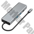 Elosztó HUB HAMA USB 3.1 + 4xUSB 3.1/2xHDMI/LAN/USB-C + tápegység
