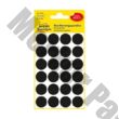 Etikett AVERY 3003 jelölőpont 18 mm fekete 96 címke/doboz 4 ív/doboz