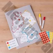 Etikett AVERY 3090 öntapadó jelölőpont vegyes 6 szín 8mm 416 jelölőpont/csomag