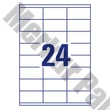 Etikett AVERY 3422 70x35mm univerzális 2400 címke/doboz 100 ív/doboz