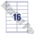 Etikett AVERY 3423 105x35mm univerzális 1600 címke/doboz 100 ív/doboz