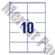 Etikett AVERY 3425 105x57mm univerzális 1000 címke/doboz 100 ív/doboz
