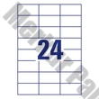 Etikett AVERY 3474 70x37mm univerzális 2400 címke/doboz 100 ív/doboz