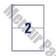 Etikett AVERY 7168-10 199,6x143,5mm 20 címke/doboz 10 ív/doboz