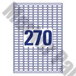 Etikett AVERY L4730REV-25 17,8x10mm visszaszedhető 6750 címke/doboz 25 ív/doboz