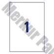 Etikett AVERY L4735REV-25 210x297mm univerzális visszaszedhető 30 címke/doboz 30 ív/doboz