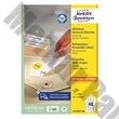Etikett AVERY L4736REV-100 45,7x21,2 mm univerzális visszaszedhető 4800 címke/doboz 100 ív/doboz