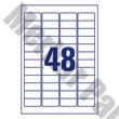 Etikett AVERY L4736REV-25 45,7x21,2mm visszaszedhető 1200 címke/doboz 25 ív/doboz