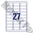 Etikett AVERY L4737REV-25 63,5x29,6mm univerzális visszaszedhető 810 címke/doboz 30 ív/doboz