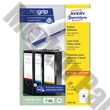 Etikett AVERY L4761-100 192x61 mm fehér iratrendezőcímke 400 címke/doboz 100 ív/doboz