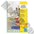 Etikett AVERY L6032-20 63,5x33,9mm univerzális kék 480 címke/doboz 20 ív/doboz