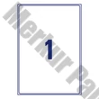 Etikett AVERY L7167-100 199,6x289,1 mm fehér univerzális 100 ív/doboz