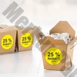 Etikett AVERY L7670Y-25 63,5mm laser kör visszaszedhető neonsárga 300 címke/doboz 25 ív/doboz