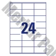 Etikett AVERY LR3475 70x36 mm környezetbarát 2400 címke/doboz 100 ív/doboz