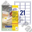 Etikett AVERY L6023REV-25 63,5X38,1 univerzális visszaszedhető 25+5 ív/doboz