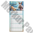Falinaptár CSG 220x480mm álló Családi 2026.