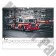 Falinaptár REALSYSTEM 480x330mm fekvő Fire trucks 2026.