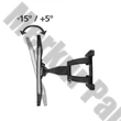 Falitartó HAMA Prémium Full Motion 2 kar 94-228 cm 37"-90" fekete