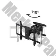 Falitartó HAMA Prémium Full Motion 2 kar 94-228 cm 37"-90" fekete
