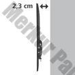 Falitartó HAMA fix 81-165 cm 32"-65" fekete